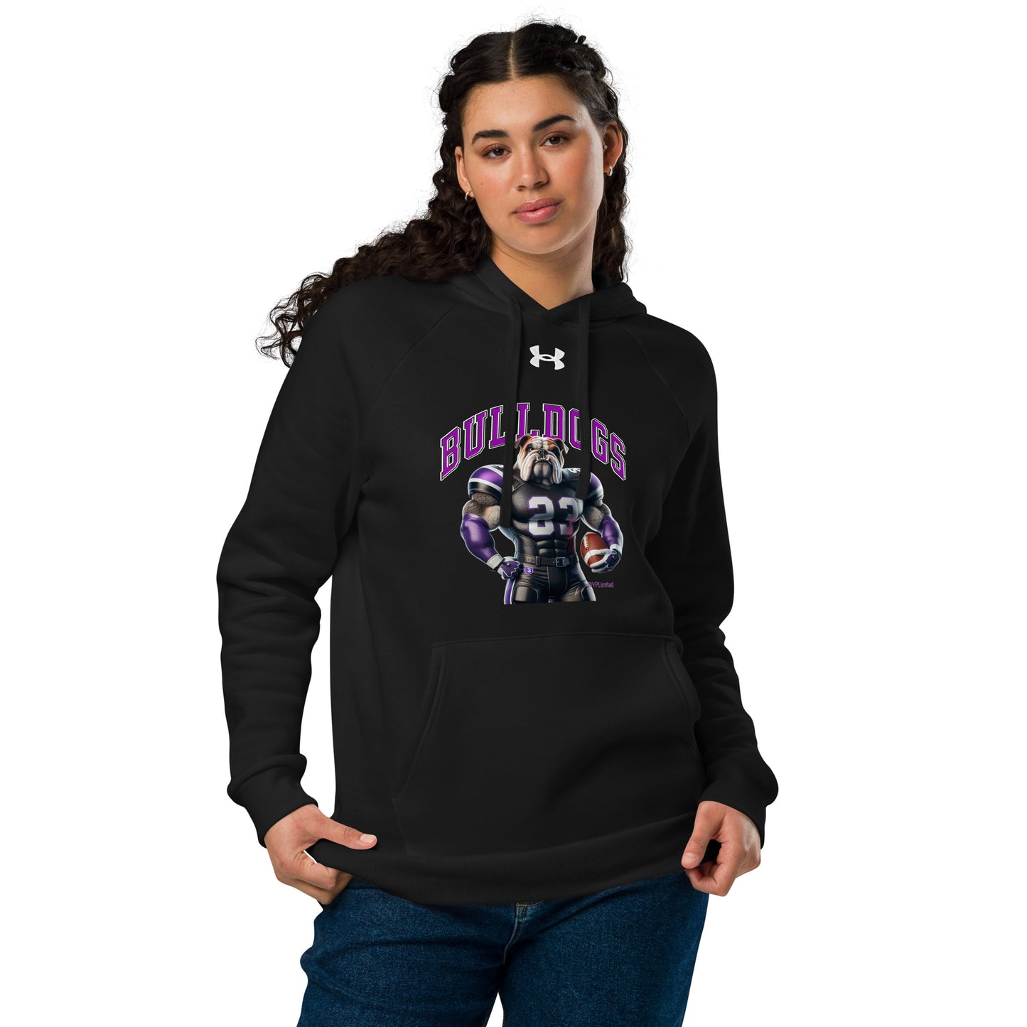 Bulldog Football Under Armour® hoodie