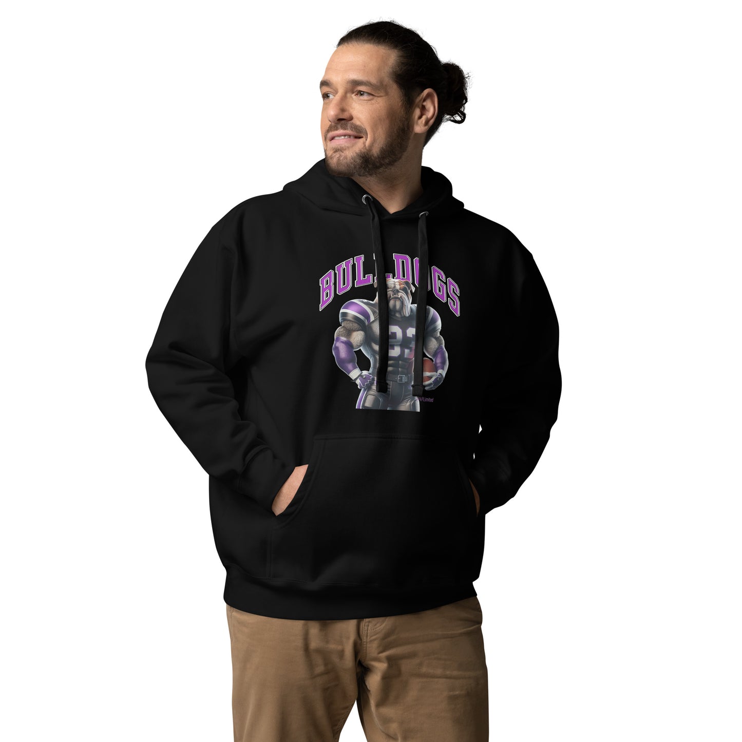 Bulldog Football Unisex Hoodie