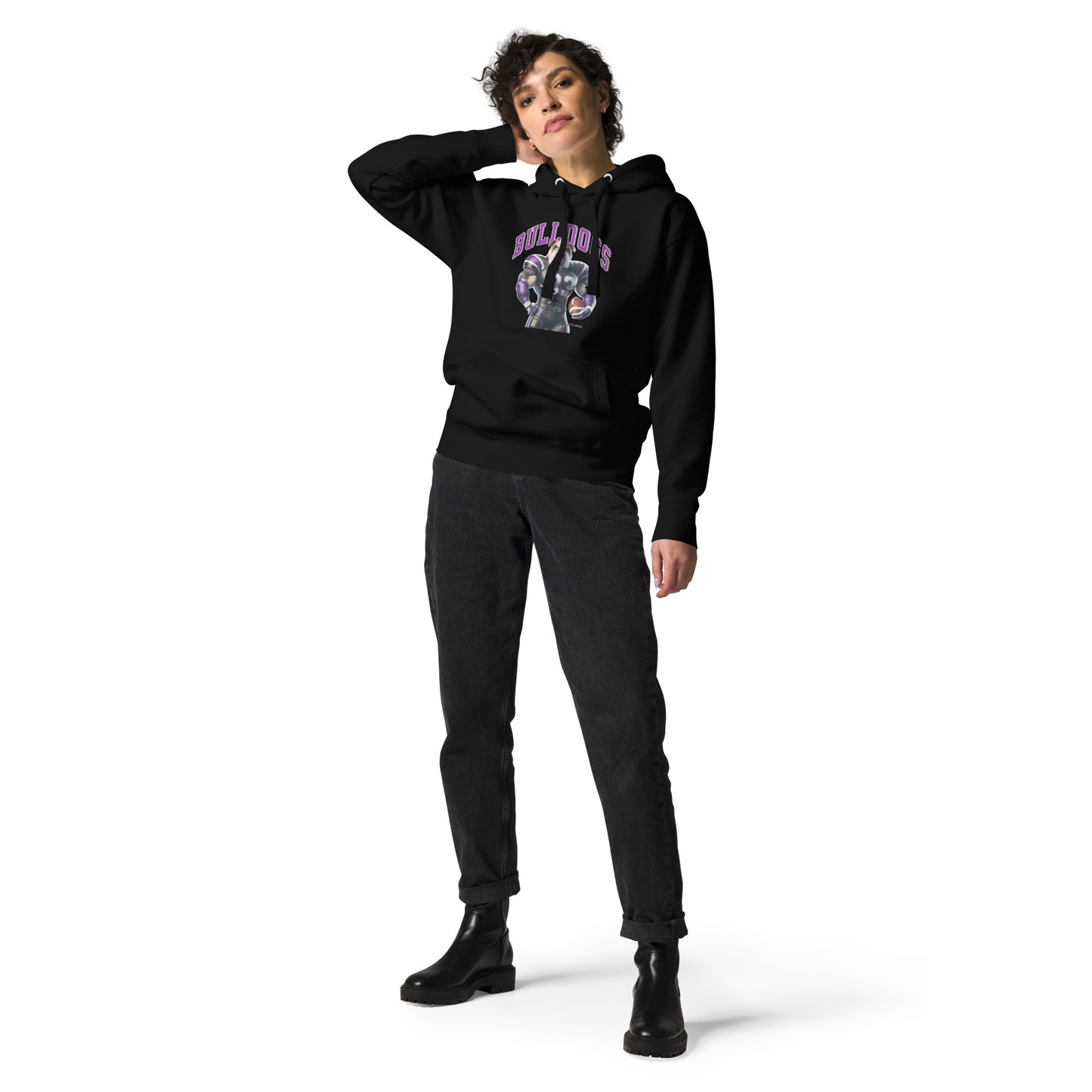 Bulldog Football Unisex Hoodie